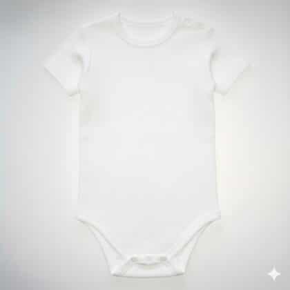 Baba body fehér 50–146 méretben pamut babaruha