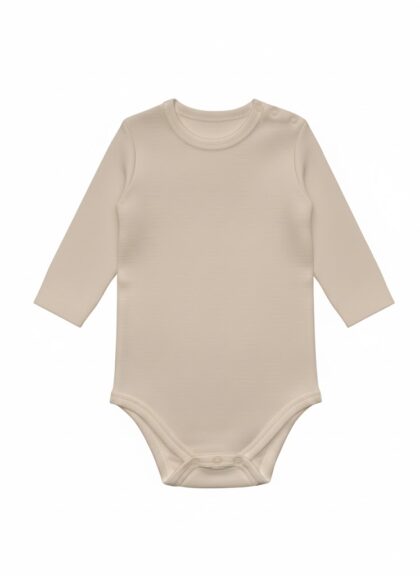 Baba body fiúnak drapp hosszú ujjú vállpatentos