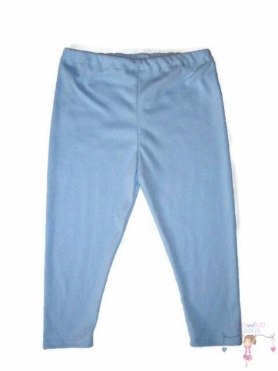 baba leggings, kék színű, hosszú egyenes szűk szárú, termékkép.