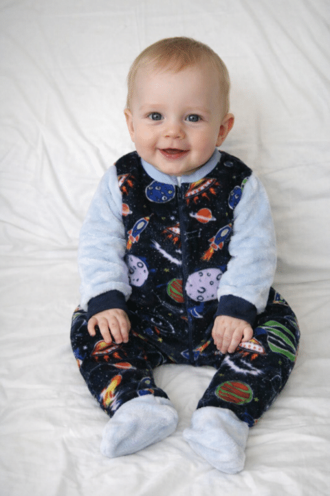 Téli rugdalózó fiús wellsoft, termékkép.