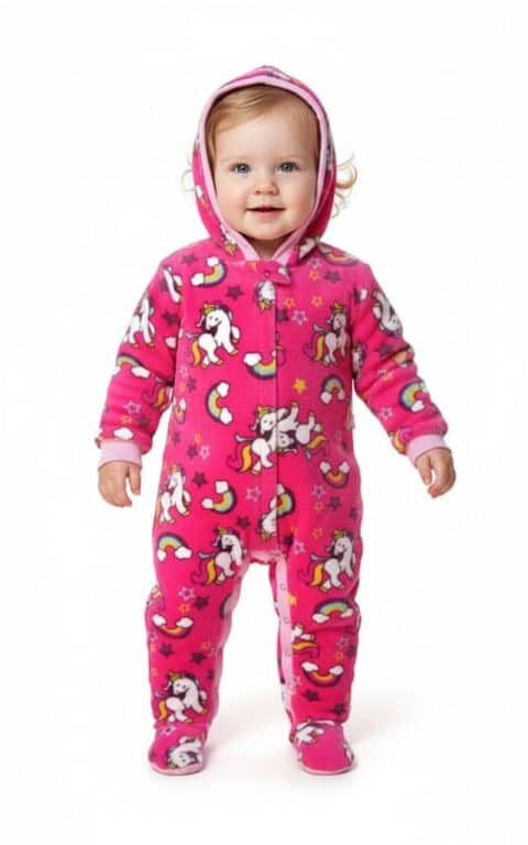 Pink overál wellsoft unikornis, termékkép.