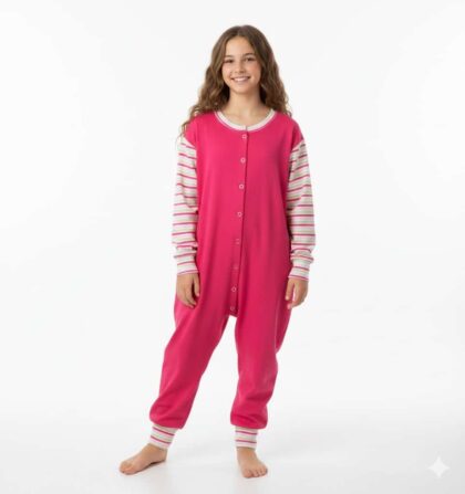 Puha Kamasz Lány Kezeslábas, kép