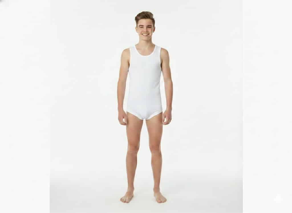 Férfi Dressz Body – Fehér színben
