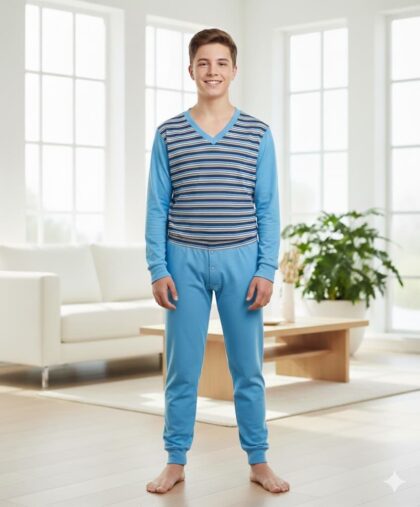 Hétköznapi kamasz fiú pamut szett, kép