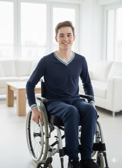 Kényelmes pamut kamasz fiú szett, kép