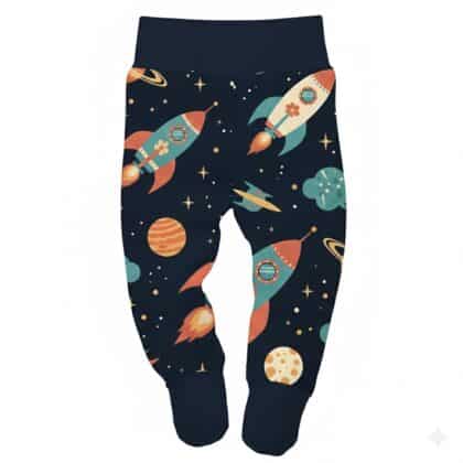 Baba nadrág űrhajós mintával