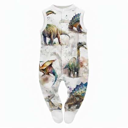 Dínó mintás aba rugdalózó