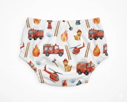 Felnőtt pelenkabugyi tűzoltó mintás
