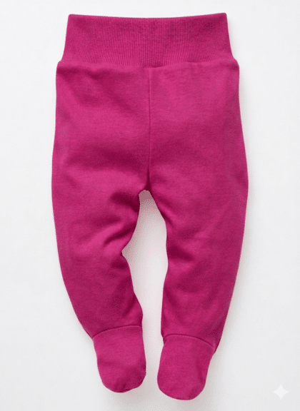 Baba talpas nadrág pink